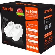 Tenda PH6KIT AV1000 Gıgabıt Powerlıne Adaptörü