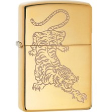 Zippo Çakmak 29884 Tiger High Polish Brass Lighter