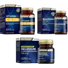 Magnesıum 250 Mg 60 Tablet+Vitamin Max 60 Tablet+Selenıum 100 Mcg 100 Tablet