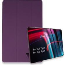 Newface iPad 10.2 (7.nesil) Kılıf Tablet Smart Kılıf - Mor