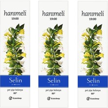 Selin Parfümlü Kolonya Hanımeli Pet Şişe 200 ml 3 Adet