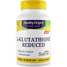 Healthy Origins L-Glutathione 500 Mg 60 Veggie Capsules