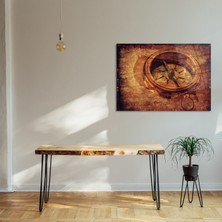 Glass Art Concept Pusula Cam Tablo