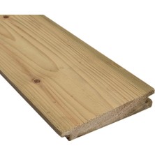 SZN Wood Ahşap Dış Cephe Yalı Baskı 11,5 x 2,2 cm Ladin C Yeşil Emprenyeli