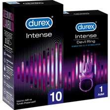 Durex Intense Prezervatif 10'lu + Titreşimli Halka