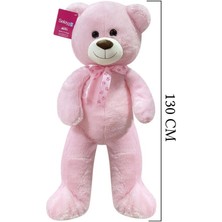 Selay Toys Peluş Ayı Puffy Salaş Ayı Oyuncak 130 cm Pembe 1193