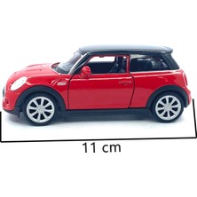 Welly Mini Cooper New Mini Hatch -  Çek Bırak Oyuncak Araba , Lisanslı Model Araba 1:38