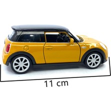 Welly Mini Cooper New Mini Hatch -  Çek Bırak Oyuncak Araba , Lisanslı Model Araba 1:38