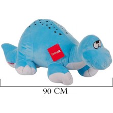Selay Toys Peluş Dinozor Oyuncak Diplodocus 90 cm Mavi 4411
