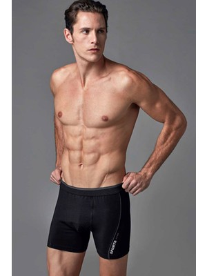 Eros Compact Erkek Boxer Siyah Renk