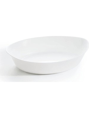 Luminarc Smart Cuisine Beyaz Oval Fırın Kabı 38 x 23 cm.