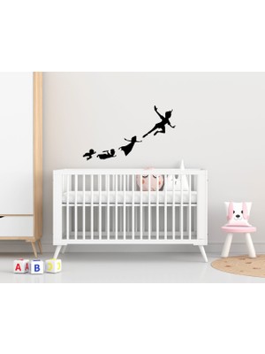 Bk Gift Peter Pan Tasarımlı Duvar Sticker-1