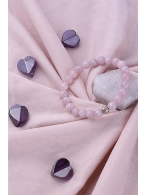 Dünya Doğal Taş Kunzit Taşı Bileklik - 300020