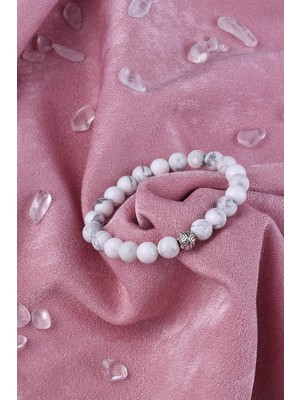 Dünya Doğal Taş Havlit Taşı Bileklik - 300048