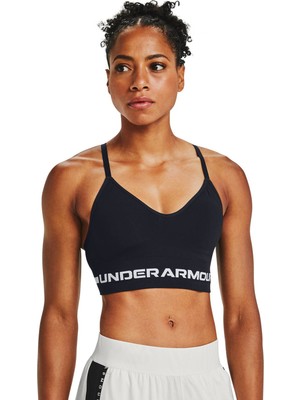 Under Armour Kadın Dikişsiz Low Long Spor Sütyeni 1357719-001 Nefes Alabilir Kumaş ile Rahat Kullanım
