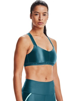 Under Armour Kadın UA Crossback Low Shine Spor Sütyeni 1363239-400
