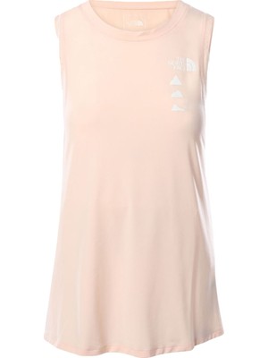 The North Face W Glacier Tank Kadın Günlük Tişört NF0A555YWC61 Krem
