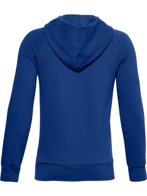 Under Armour Erkek Çocuk UA Rival Fleece Big Logo Kapüşonlu Üst 1357585-400