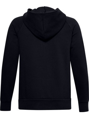 Under Armour Erkek Çocuk UA Rival Fleece Tam Boy Fermuarlı Kapüşonlu Üst 1357609-001