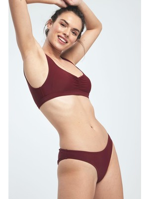 Herita Bordo Bikini Takım