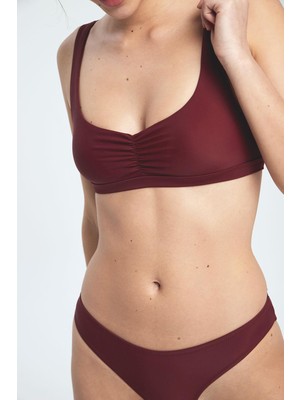 Herita Bordo Bikini Takım