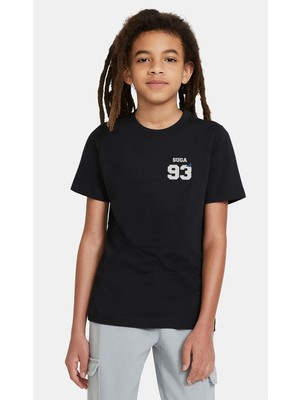 Qivi Bts Suga 93 Baskılı Unisex Çocuk Siyah Tshirt