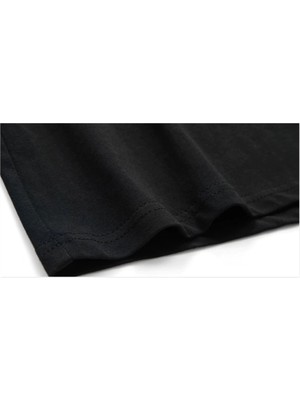 Qivi Tool Baskılı  Çocuk Siyah T-Shirt