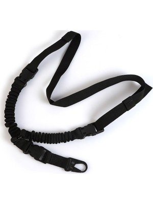 Kordak Siyah Askeri Tek Nokta Tüfek Askı Kayışı - V Akıllı kayış