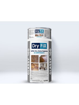 Dryfix Glassy 100 Şeffaf Su İzolasyonu 4 kg UV Dayanımlı Kaplama Teras ve Balkon Kullanımı