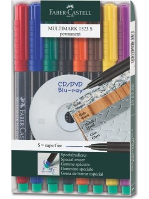 Faber-Castell Permanent (S)  8li  Takım