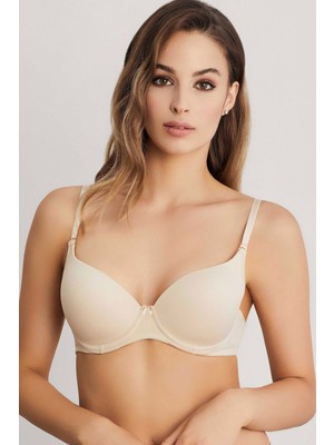 Eros Daisy Kulaklı Yarı Push Up Sütyen Ten Renk
