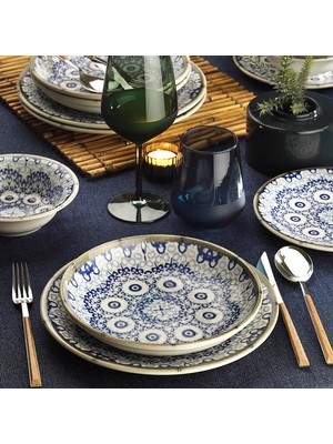 Kütahya Porselen Teos 24 Parça Yemek Takımı Dekor No 891312