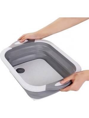 Pazariz Fonksiyonel Kesme Tahtası ve Sebze Meyve Yıkama Sepeti