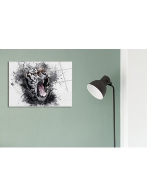 Glass Art Concept Kaplan Cam Tablo