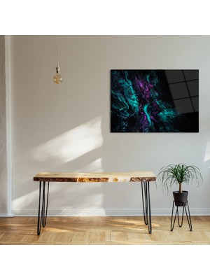 Glass Art Concept Soyut Cam Tablo