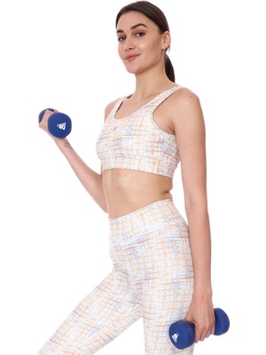 Sportive Spo-Regular Bra Kadın Beyaz Günlük Stil Sporcu Sütyeni 712100-BYZ