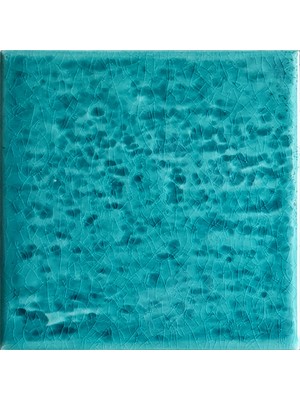 Can Seramik - 13*13 Cm. Turkuaz Çini Karo (5 Li 1 Paket)