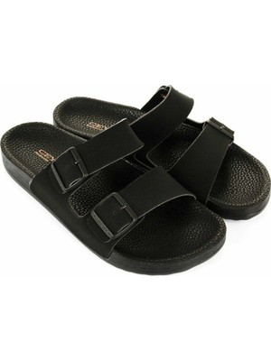 Ceyo Bahama-10 Siyah Tokalı Islak Zemin Erkek Terlik