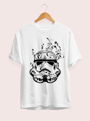 Grif Stormtrooper Baskılı Oversize Erkek T-Shirt