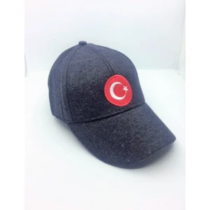 Salar Ticaret Kaşe Bayrak Nakışlı Şapka  Ünisex Model Ayarlanabilir Spor Model