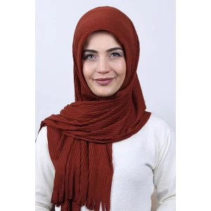 Blue Scarf Pliseli Pratik Şal