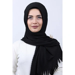 Blue Scarf Pliseli Pratik Şal