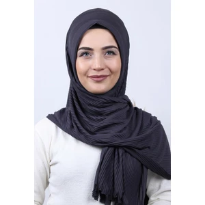 Blue Scarf Pliseli Pratik Şal