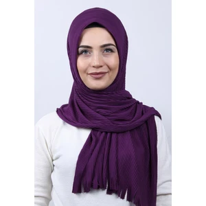 Blue Scarf Pliseli Pratik Şal