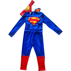 Superman Kaslı Kostüm 7-9 Yaş
