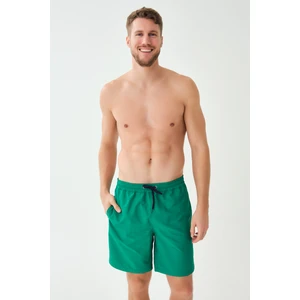 Yeşil Mıcro Orta Düz Şortu