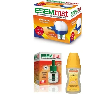 Otomatik Isı Kontrollü Elektrolikit + 45 Gece Yedek + 100 ml Losyon