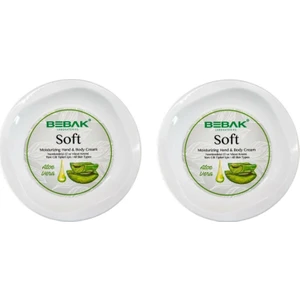 Soft Aloe Vera Nemlendirici Bakım Kremi 300 ml x 2 Adet