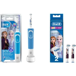 Çocuklar Için D100 Frozen Iı Şarjlı Diş Fırçası ve Yedek Başlık