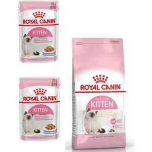 Royal Canin Kitten Yavru Kedi Maması 2 kg + 2 Adet Royal Canin Kitten Yaş Mama